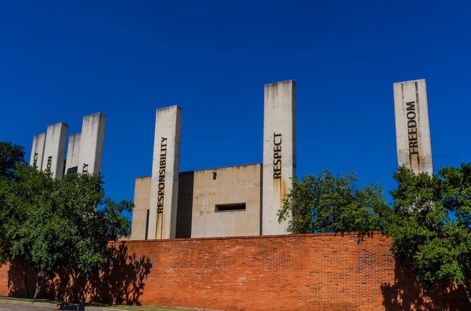Monument in Pretoria under a clear blue sky